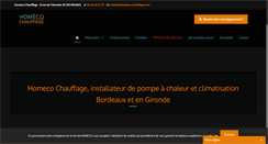 Desktop Screenshot of homeco-chauffage.com